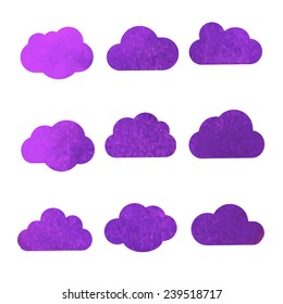 Watercolor sky background