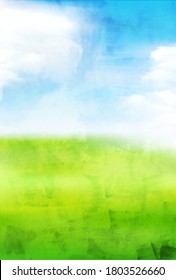 Fondo de nube de cielo de color de agua