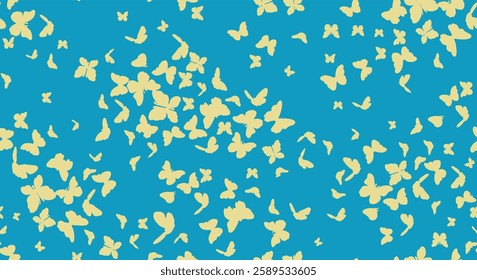 watercolor small DIGITAL BUTERFLY  pattern Seamless pattern on beautiful background