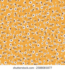 watercolor small DIGITAL flower  pattern Seamless pattern on beautiful background