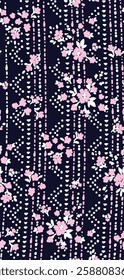 watercolor small DIGITAL flower  pattern Seamless pattern on beautiful background