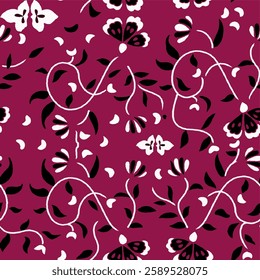 watercolor small DIGITAL flower  pattern Seamless pattern on beautiful background
