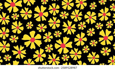 watercolor small DIGITAL flower  pattern Seamless pattern on beautiful background