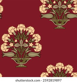watercolor small DIGITAL flower  pattern Seamless pattern on beautiful background