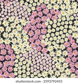 watercolor small DIGITAL flower  pattern Seamless pattern on beautiful background