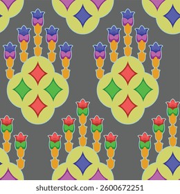 watercolor small DIGITAL flower  pattern Seamless pattern on beautiful background