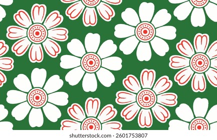 watercolor small DIGITAL flower  pattern Seamless pattern on beautiful background