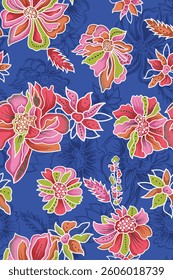 watercolor small DIGITAL flower  pattern Seamless pattern on beautiful background