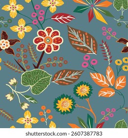 watercolor small DIGITAL flower  pattern Seamless pattern on beautiful background