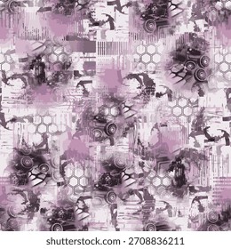 watercolor small DIGITAL flower  pattern Seamless pattern on beautiful background