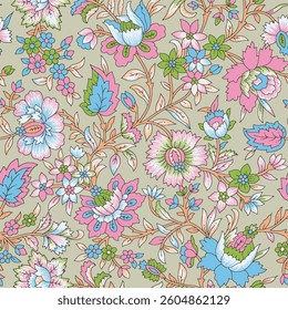 watercolor small DIGITAL SILKY  pattern Seamless pattern on beautiful background