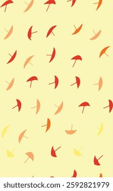 watercolor small DIGITAL umbrella's   pattern Seamless pattern on beautiful background