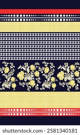 watercolor small flower  pattern Seamless pattern on beautiful background