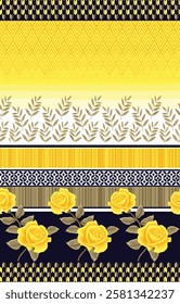watercolor small flower  pattern Seamless pattern on beautiful background