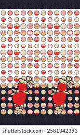 watercolor small flower  pattern Seamless pattern on beautiful background