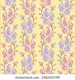 watercolor small flower  pattern Seamless pattern on beautiful background