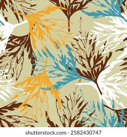 watercolor small   pattern Seamless pattern on beautiful background