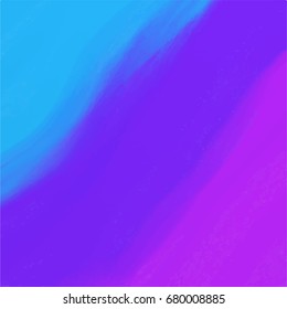 watercolor smeared . paint three colors: blue, violet, pink. abstract background. vector illustration