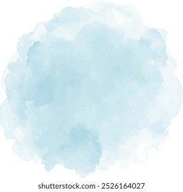 Aquarell Weich-Blau und harmonischer Hintergrund