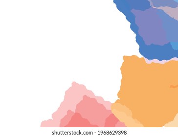 watercolor spill abstract background vector design