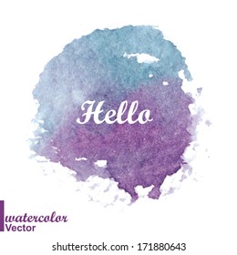 Watercolor splash 