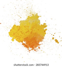 Watercolor splash