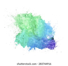 Watercolor splash