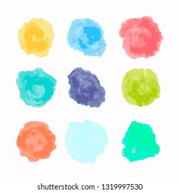 watercolor splash background vector