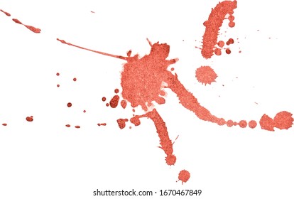 Watercolor splash brushstroke, colorful palette, background, hand drawn, hand painted, texture, vector isolated on white