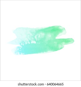 Watercolor splash design element