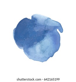 Watercolor splash design element