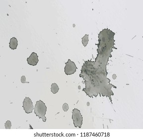 Watercolor splash drops.