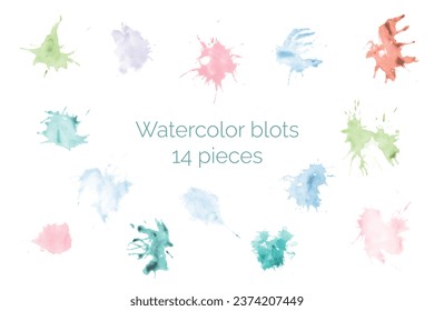 Barras de línea de salpicadura de color de agua para guardar en un pincel y usar en sus trabajos creativos para crear trabajos individuales y especiales.