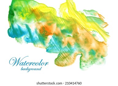 Aquarellspritzer Vektor eps10.