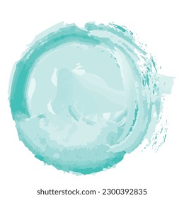 watercolor splash, vector graphic design element