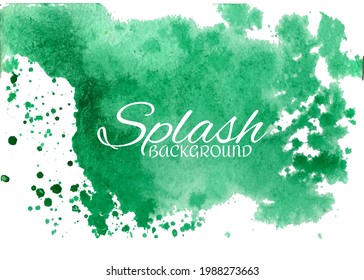Vector de salpicaduras de color de agua, bandeja de acuarela hecha a mano