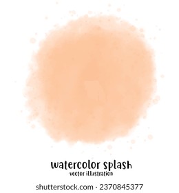 Watercolor splash, Watercolor, vector illustration