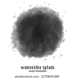 Wasserfarbspritzer, Wasserfarbe, Vektorgrafik