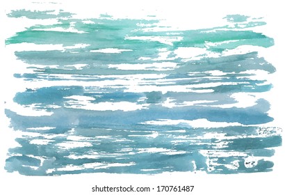 Watercolor spot. Abstract vector hand painted background.