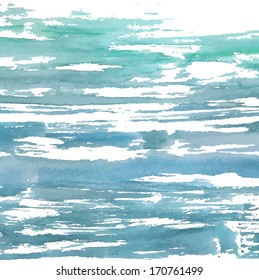 Watercolor spot. Abstract vector hand painted background.