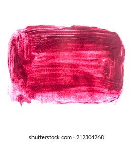Watercolor spot isolated
