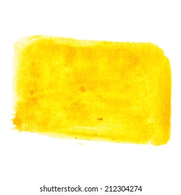 Watercolor spot isolated