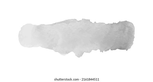 Watercolor spot on white. Hand drawn painted stain. Watercolor artwork. Art banner