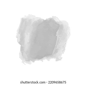 Watercolor Spot On White Hand Drawn Stock Vector (Royalty Free ...