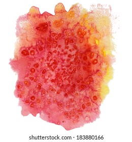 Watercolor spot. Vector illustration.