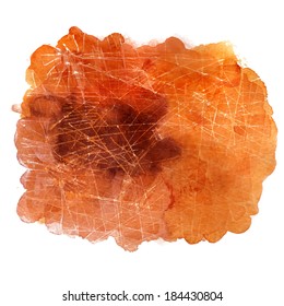 Watercolor spot. Vector illustration.