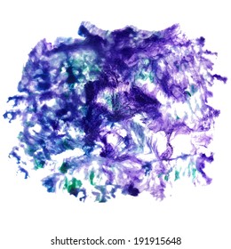 Watercolor spot. Vector illustration.