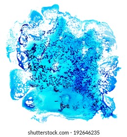 Watercolor spot. Vector illustration.