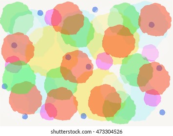 Watercolor spots
