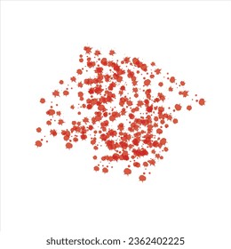 Watercolor spots with gradients of basic paints mixing with each other isolated on a white background for drawing lessons and presentation and packaging of paints
